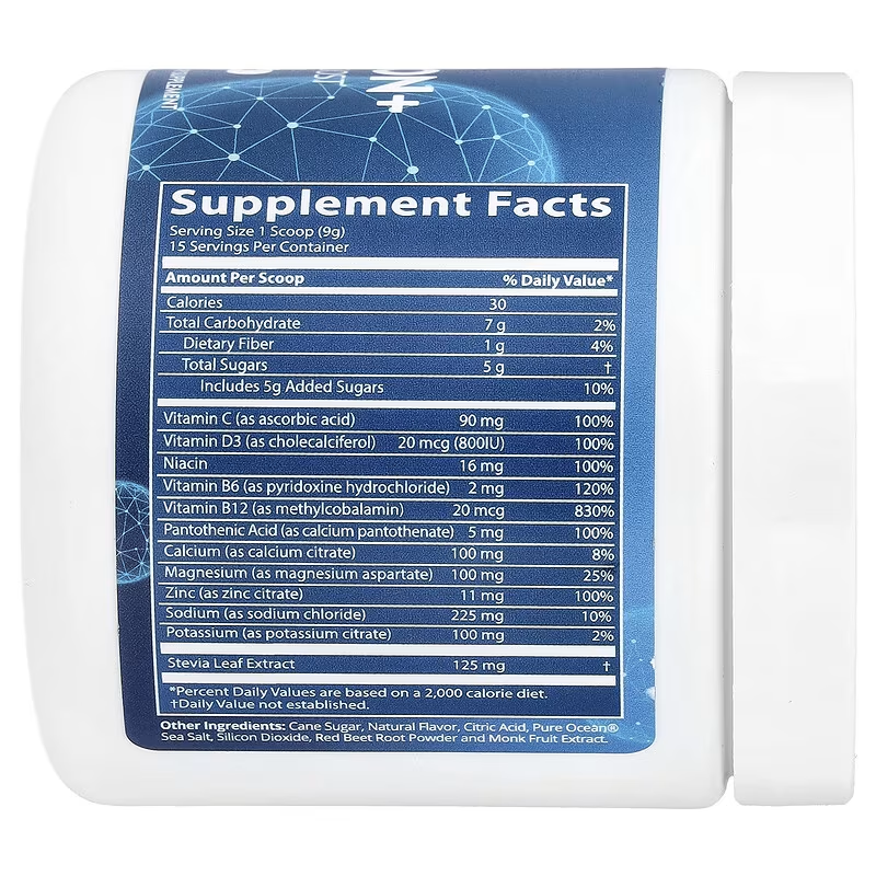 MRM Nutrition, Hydration+ Electrolyte Boost, Blueberry Acai, 4.76 Oz (135 G)