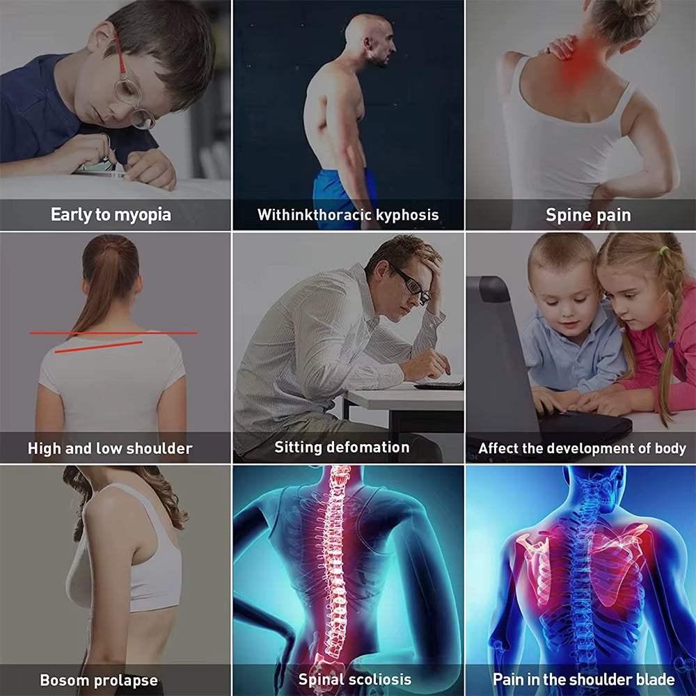 1PC Posture Corrector with Adjustable Back Braces Back Support for Men Women Seniors Teens Relief from Neck Shoulder Pain Braces